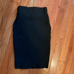 “WOW COUTURE” black pencil skirt